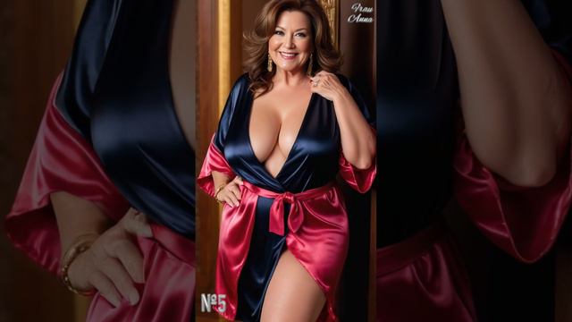 Natural Older Woman OVER 50 in Pyjamas #naturalwoman