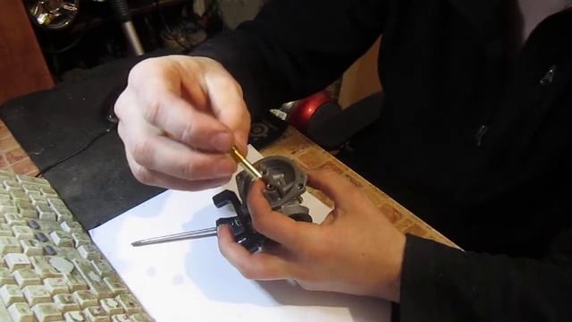 карбюратор мопеда альфа pz 19 . Разборка / сборка