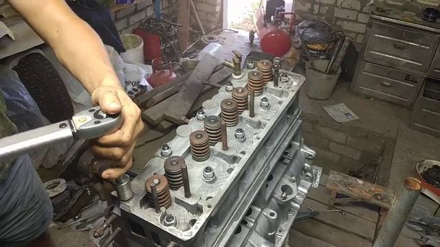 УМЗ 417 монтаж гильз и ГБЦ