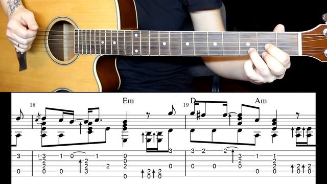 The Unforgiven - Metallica | Fingerstyle На гитаре | Ноты Табы Разбор