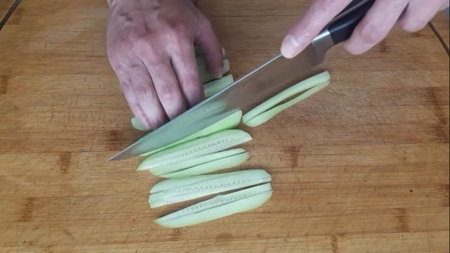 Как Нарезать Огурец Соломкой, Красивая Нарезка Огурца