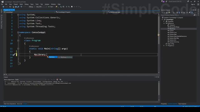 №107. C#. Создание dll