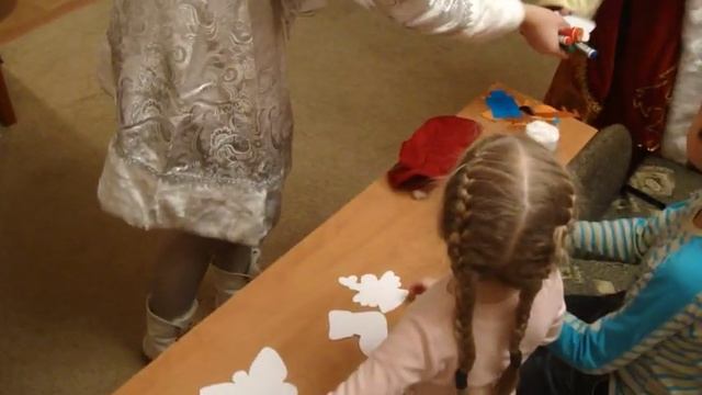 Дед Мороз и Снегурочка, представление