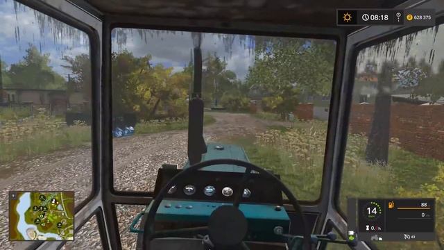 ПОМОГАЮ СОСЕДУ ПОСТРОИТЬ ДОМ! НА ТРАКТОРЕ ПРИВЕЗ ПЕСОК НА СТРОЙКУ! FARMING SIMULATOR 17