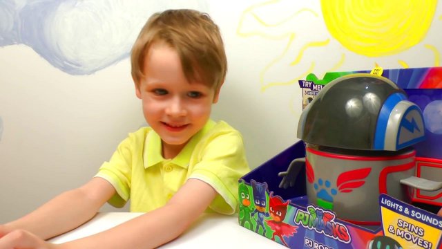 Игрушки Герои в масках - распаковка робота PJ Masks