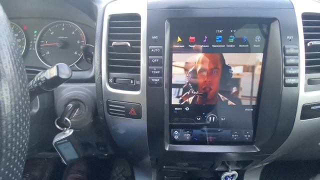 ПРАДО 120 замена штатной магнитолы