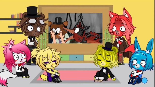 реакция на 5 утра / Fnaf 5am/Гача лайф