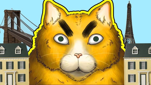 Котенок ЗУБАСТИК ГЛАЗАСТИК съедает целый город. Мультик ИГРА Tasty Blue Forever