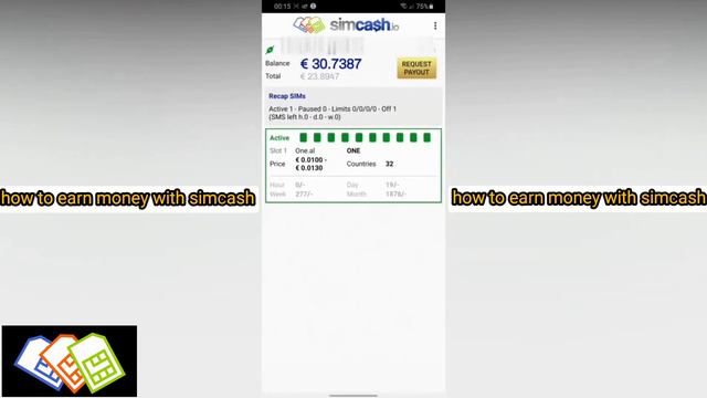 HOW TO EARN MONEY WİTH SİMCASH - SIMCASH REGISTRATION SMS SETTINGS AND MONEY WITHDRAWAL