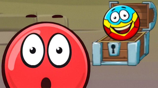 Несносный КРАСНЫЙ ШАР в поисках сокровищ #6. Мультик Red Ball на Игрули TV