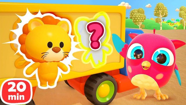 Играем в вагончик с животными! Мультики для малышей Совенок Хоп Хоп