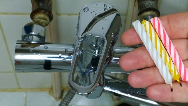 Их больше не будет лайфхак убрать пятна от воды на смесители.