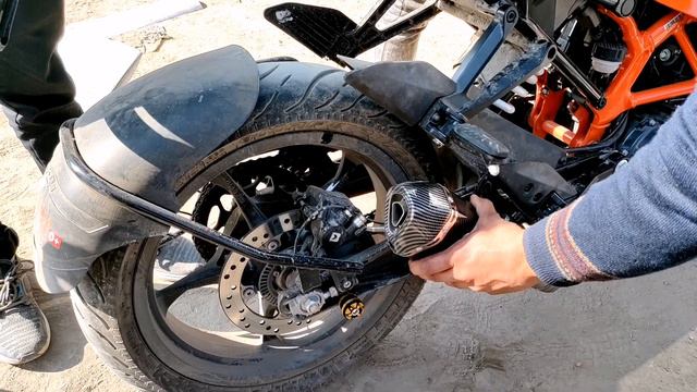 KTM RC 200 Moto Gp Edition Exhaust Modified 🥵🔥|| Extremely loud 😱