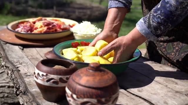 Гусь по-деревенски с картофелем  Азербайджанская Кухня Деревенская Кухня  Рецепты