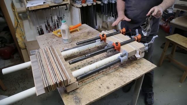 Изготовление 3D торцевой разделочной доски №11