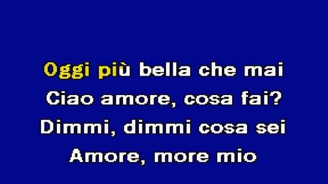 AMORE MIO Bruno Ferrara Karaoke