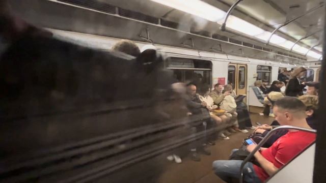 Метро, Замоскворецкая линия. Поездка по всем станциям 27 Мая 2023.