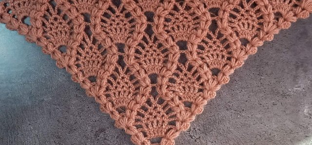 МК Узор для шали крючком ?