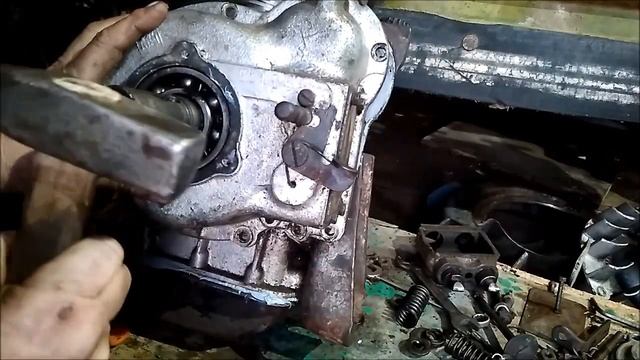 ЗиД-4,5 сборка двигателя