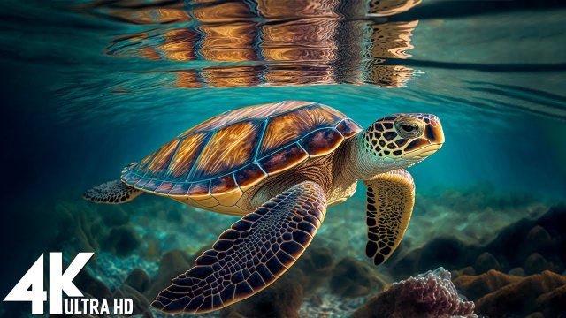 Подводные чудеса - Расслабляющая музыка и красивые виды Full HD