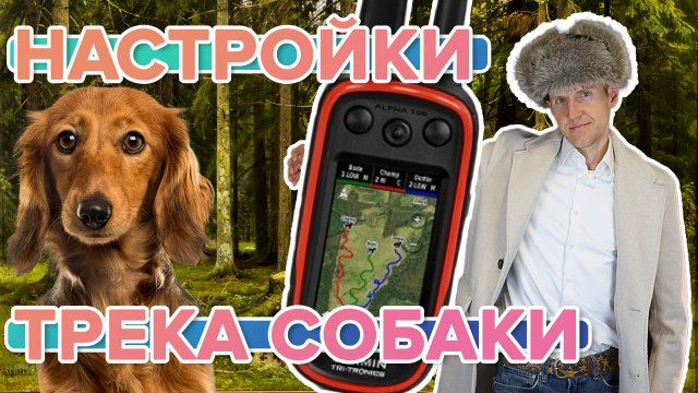 Удобные настройки трека собаки на охотничьих навигаторах Garmin Alpha 100