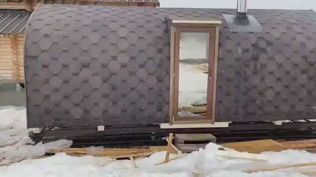 #ОТЗЫВ #Баня-викинг 6 метров с боковым входом