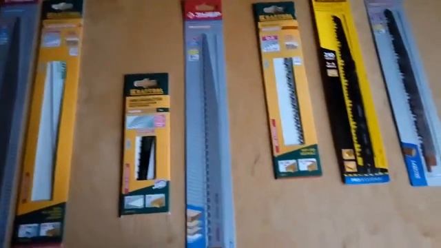 Полотна для сабельной пилы по дереву 1