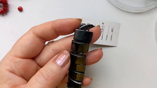 Liia Ilchenko, Refashioning jewelry, Hematite, Tibetan pendant | Лия Ильченко, Переделка украшений