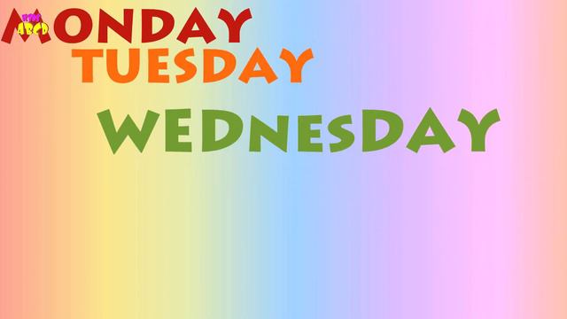 Days of the Week | Teach Weekday Names, Monday