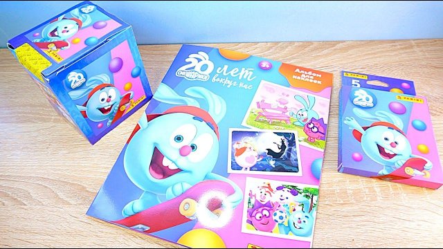 СМЕШАРИКИ 20 ЛЕТ АЛЬБОМ И НАКЛЕЙКИ PANINI