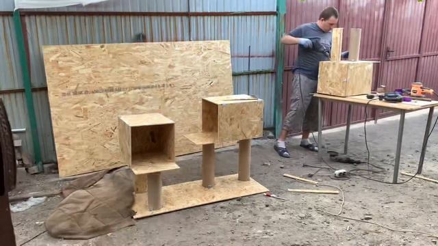 КОШАЧИЙ ДОМИК СВОИМИ РУКАМИ | делаем дома для кошек | DIY для кошек