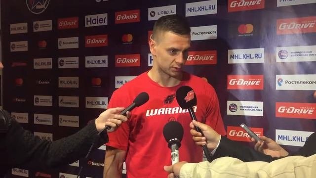 Михаил Фисенко после первого матча кубка Блинова 2017