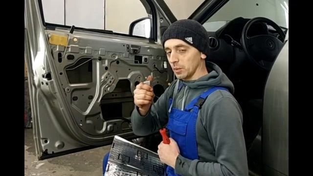 Шумоизоляция дверей! Как и куда клеить! Шумоизоляция Дастера часть 1