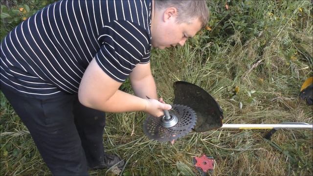 Какой диск для триммера лучше для заготовки сена. Сравнение дисков для триммера.