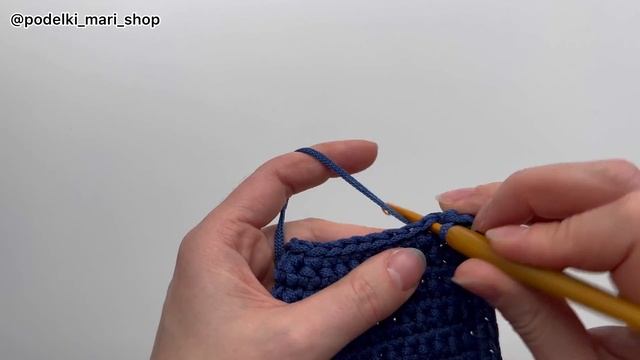 Самый простой шоппер крючком