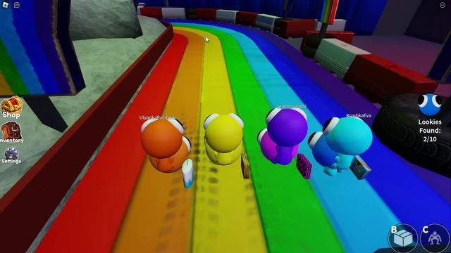ГОНКИ НА ЛУКИСАХ В РАДУЖНЫХ ДРУЗЬЯХ! Roblox Rainbow Friends