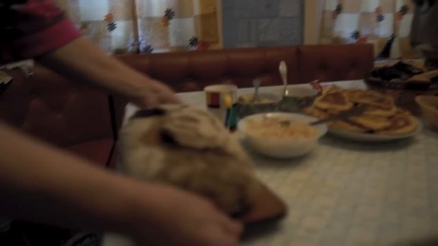 Russian North village life in winter. Making Russian North cheese. Full Film