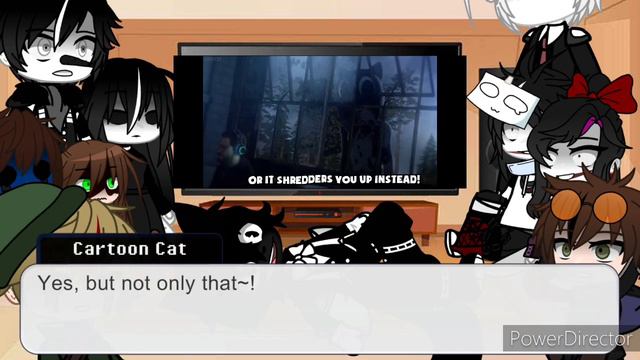 Creepypastas reacts to Cartoon Cat || Part 2 || 300 Subs special ||