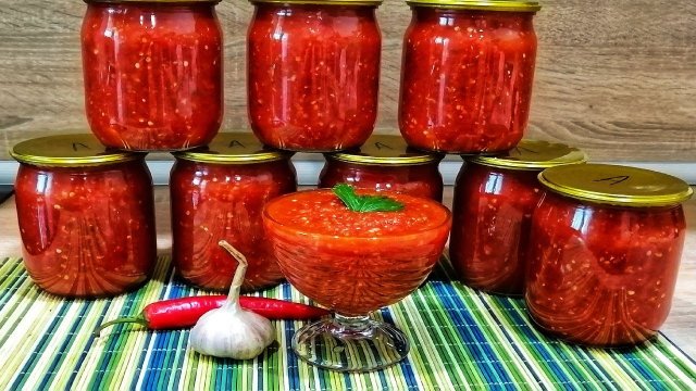 Аджика   - на Зиму , Самый  проверенный рецепт ??.