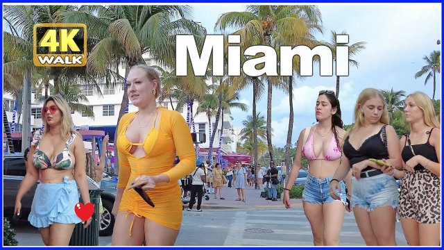 Прогулка По Оушен Драйв - Сердце Майами-Бич Флорида США
WALK Ocean Drive MIAMI BEACH Florida USA 4k