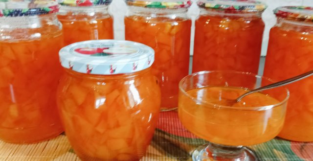 Янтарное варенье из ТЫКВЫ с Апельсином