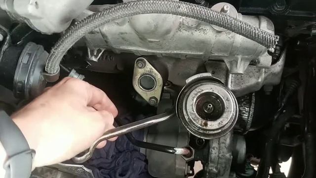 Снятие турбины Passat B5, 1.9 TDI ATJ,AJM
