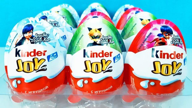 Киндер Сюрприз ЛЕДИ БАГ И СУПЕР-КОТ 2019! Unboxing Kinder JOY Miraculous LADY BUG! Новая коллекция!