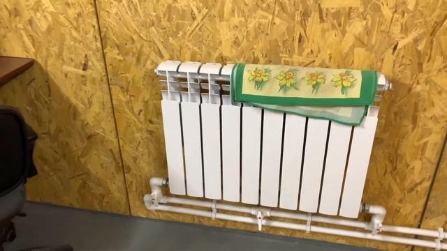 Автономное отопление подвала гаража