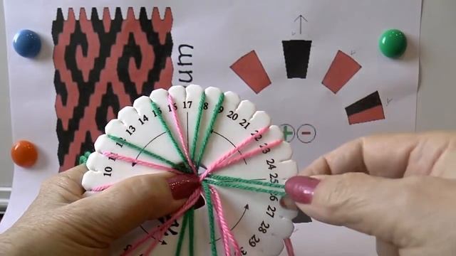 Кумихимо. Плетение шнуров. Плетение кумихимо. Kumihimo..mp4