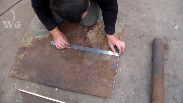 Как сделать необычный мангал из трубы!