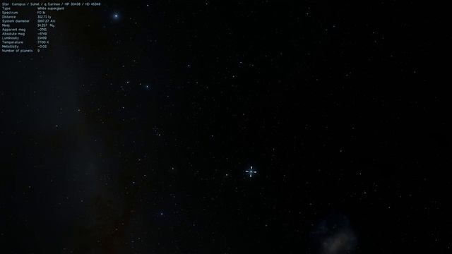 Canopus - The Most Important Star In Space Navigation