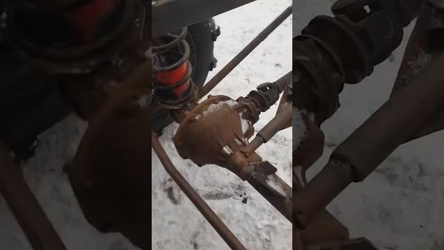 вездеход на ободрышах и двигателе от ОКИ