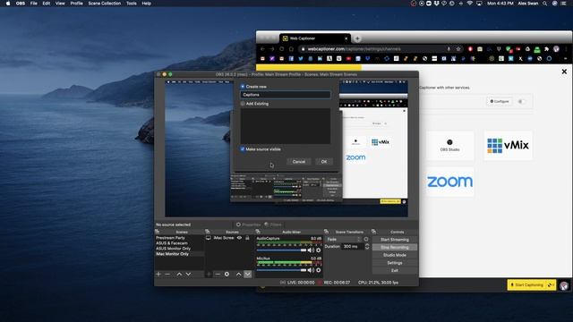 How to Add Captions/Subtitles in OBS | OBS Tutorials for Teachers