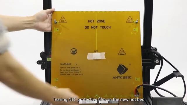 Замена стола на 3D принтере ANYCUBIC Chiron